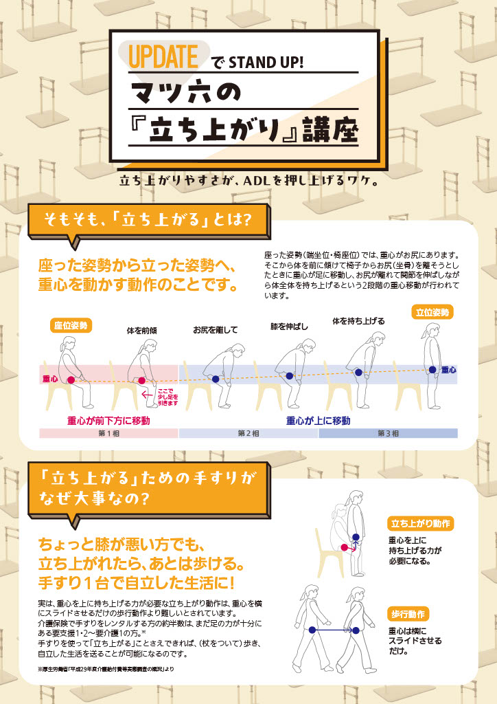 たよUPDATE_立ち上がり講座パンフレット画像
