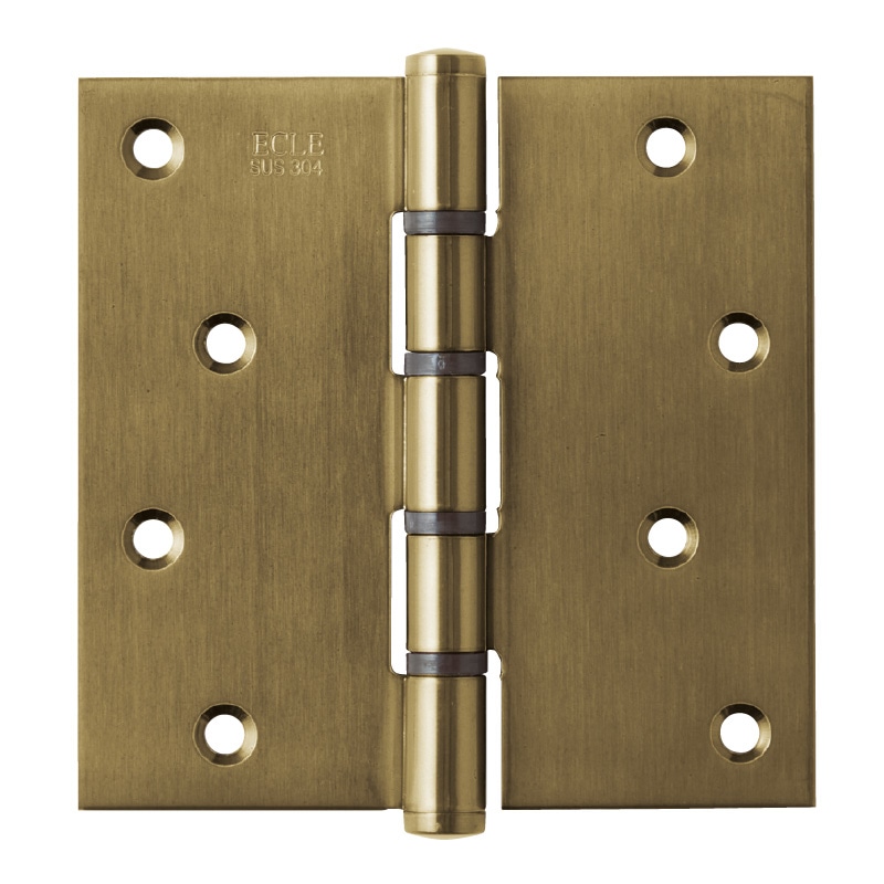 ECLE ステンレス平義星丁番 リング入 102ｍｍ ライトアンバー 2枚入り