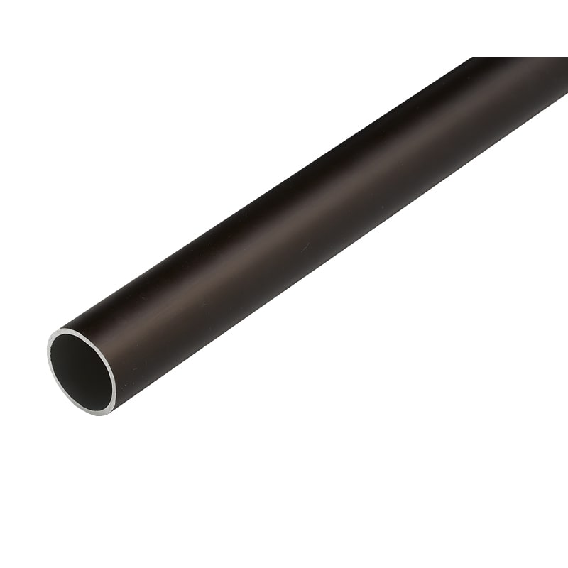 ストレートEZレール 38アルミ支柱 スタンド直受け支柱用 865mm ダークチョコ