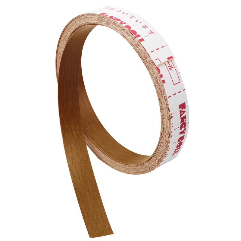 BAUHAUS セレクト 木製ベースプレート用木口シール L5000×t0.23mm Mブラウン 80･120mm用