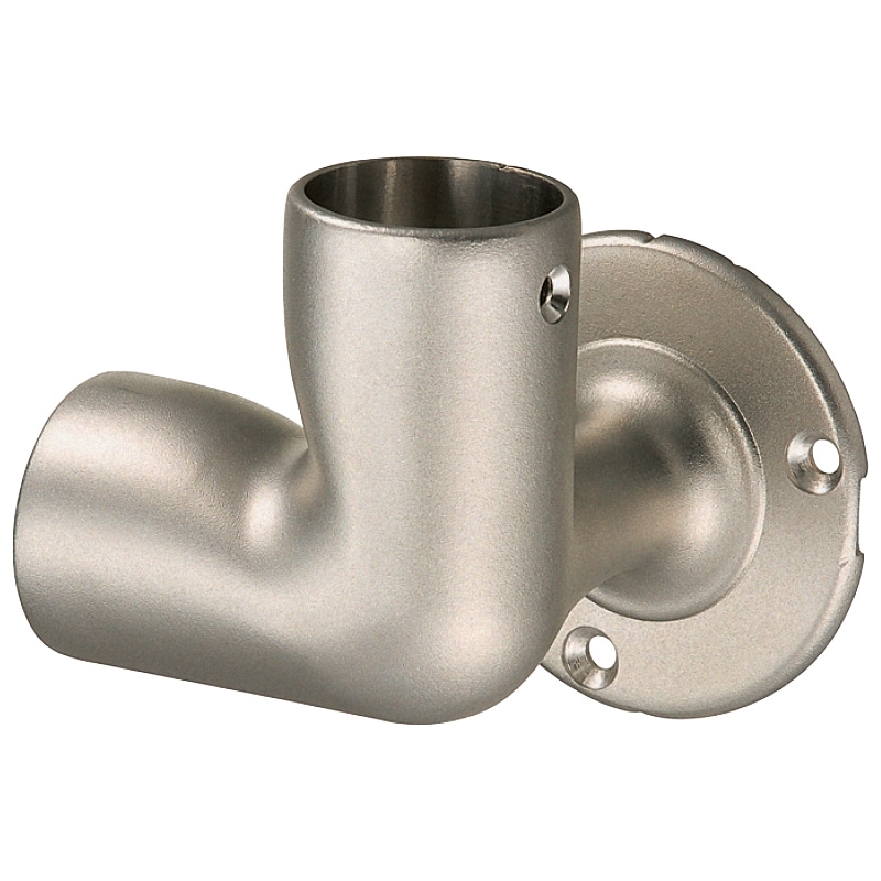 BAUHAUS ステンアクアレール コーナーブラケット ショットブラスト仕上