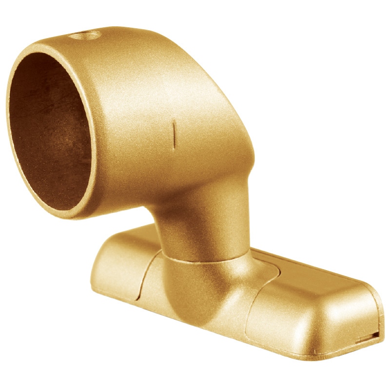 BAUHAUS セレクト 35入隅用首振スリムエンドブラケットカバー付  ゴールド