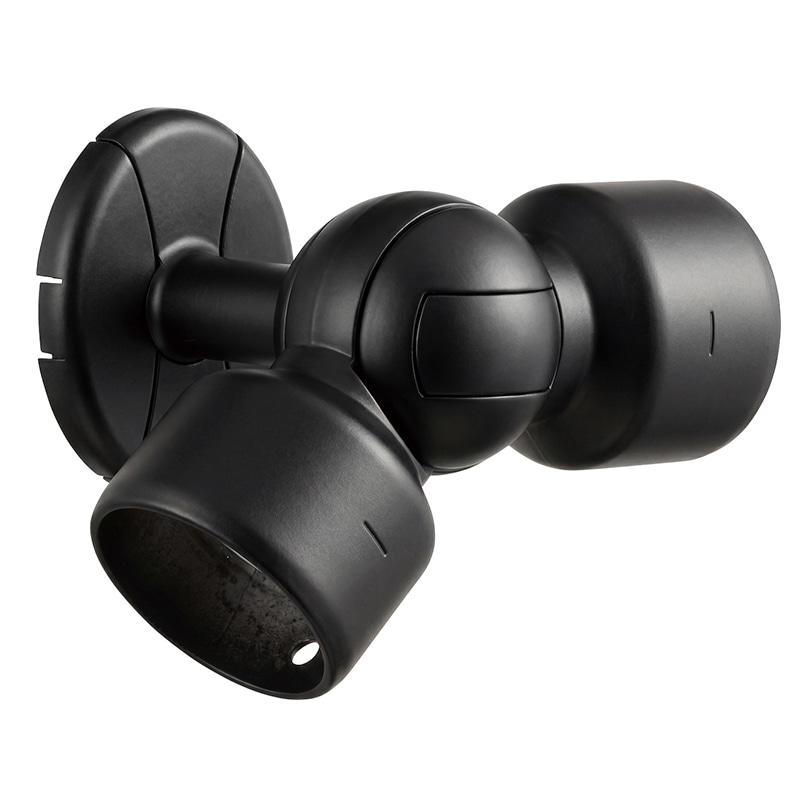 BAUHAUS セレクト 35自在ブラケットカバー付 ブラック