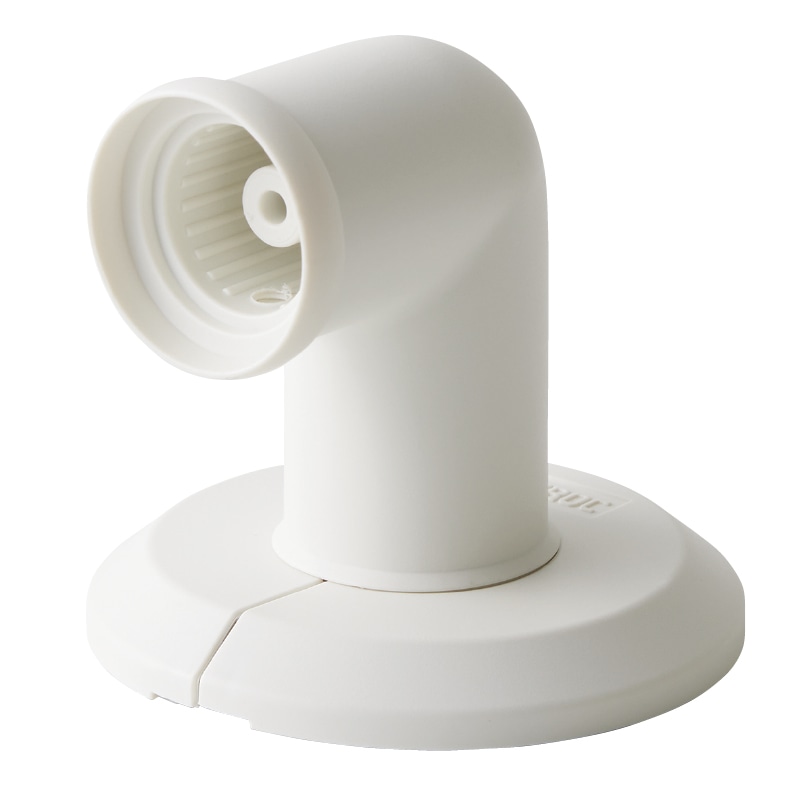 BAUHAUS ソフトアクアレールプラス エンドブラケット ホワイト【旧仕様】