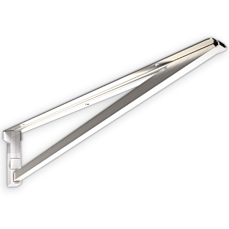 SPG SUS棚柱用背面ブラケット ステンレス生地