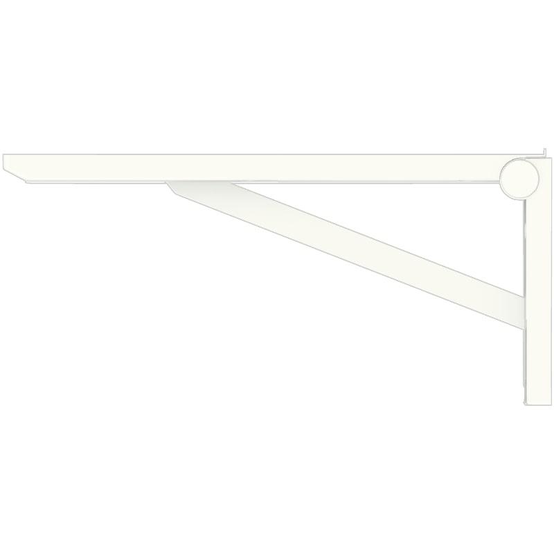 折りたたみ棚受 オレルノ  ホワイト 200