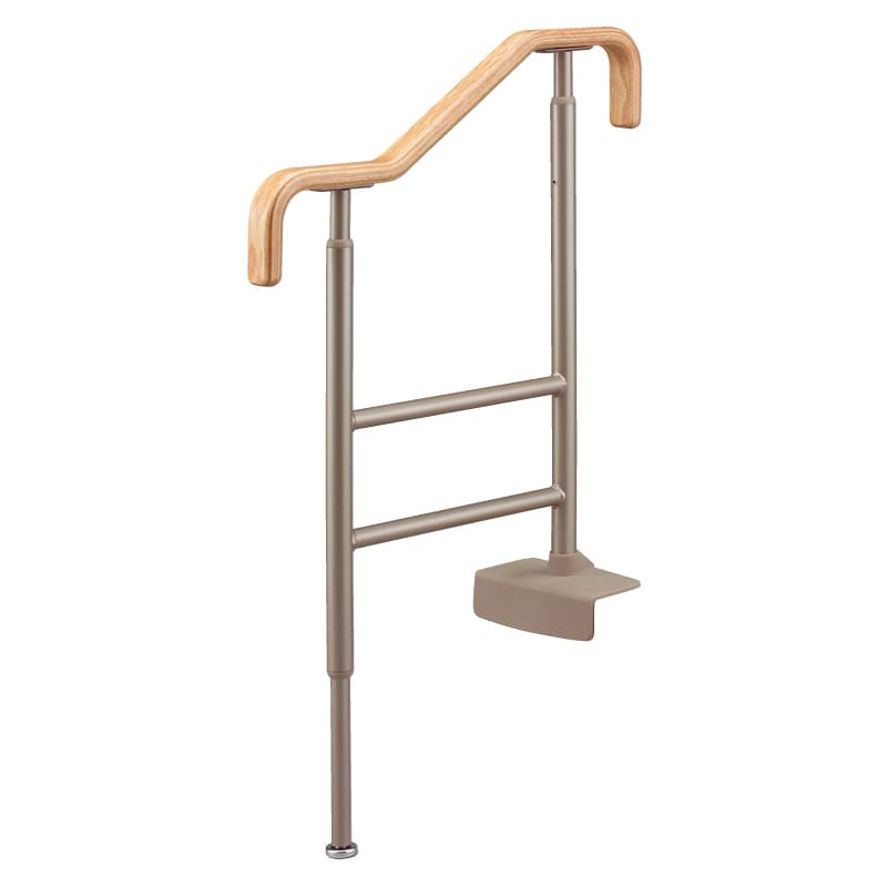 安寿 上がりかまち用手すり  ライトブラウン SM-650L
