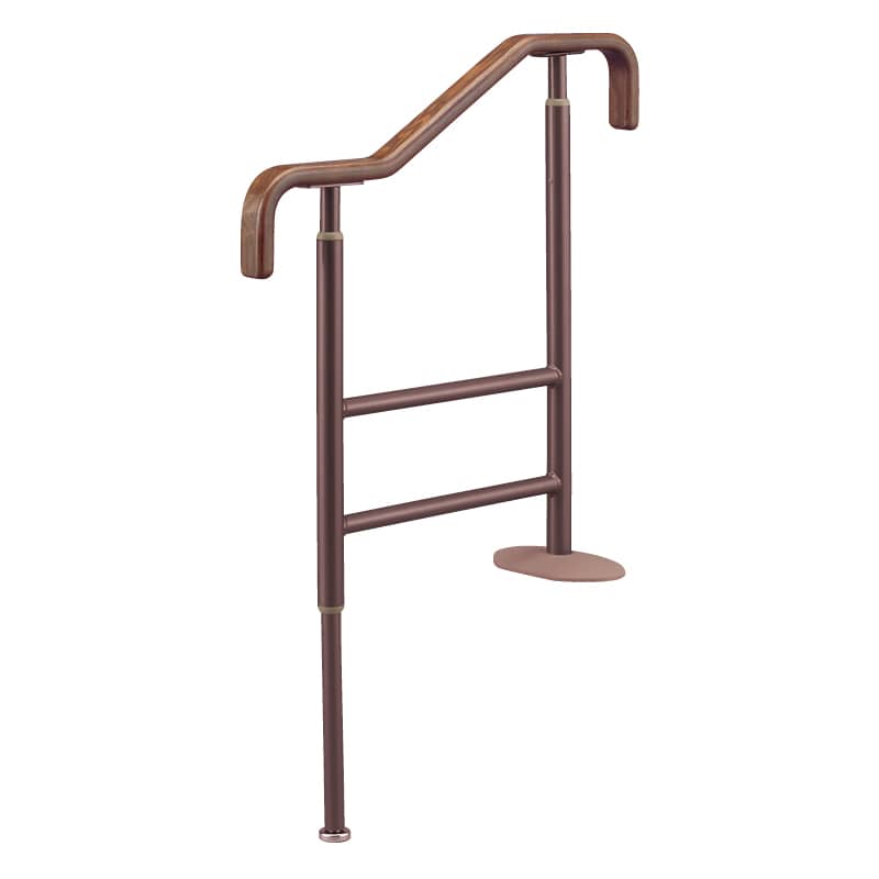 安寿 上がりかまち用手すり  ブラウン SM-650F