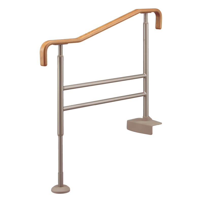 安寿 上がりかまち用手すり  ライトブラウン SM-950L