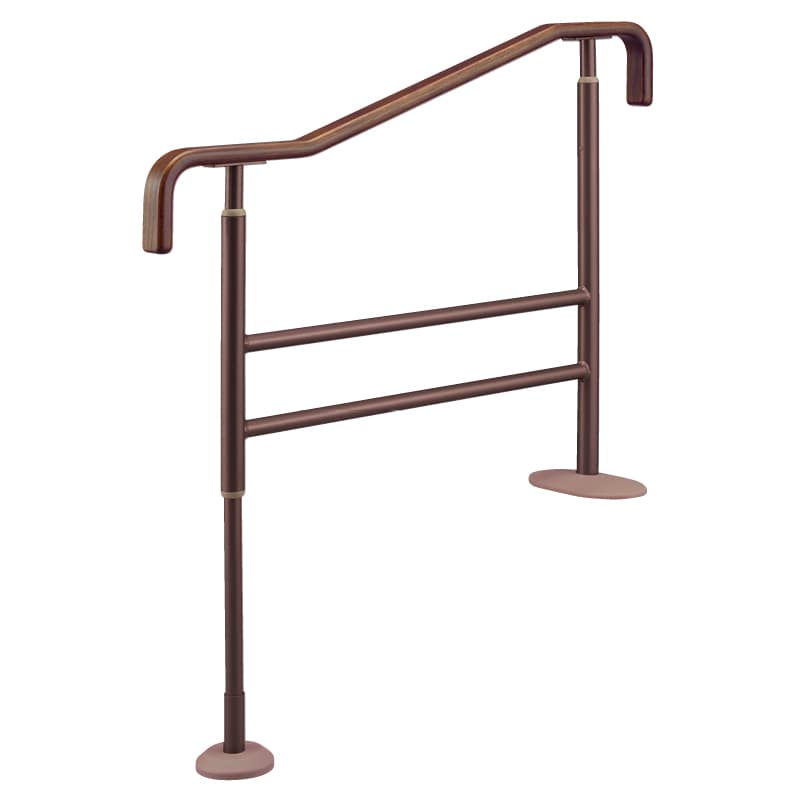 安寿 上がりかまち用手すり  ブラウン SM-950F