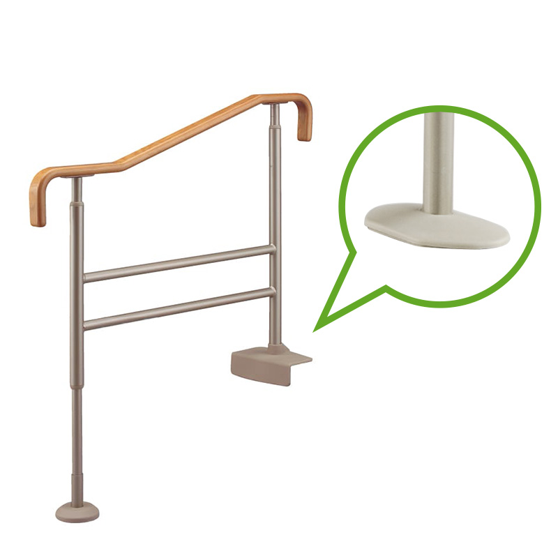 安寿 上がりかまち用手すり  ライトブラウン SM-950F