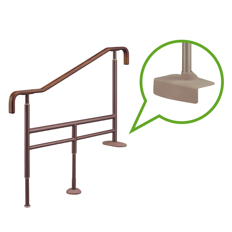 安寿 上がりかまち用手すり  ブラウン SM-1100L