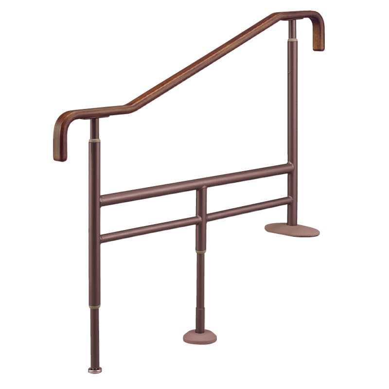 安寿 上がりかまち用手すり  ブラウン SM-1100F