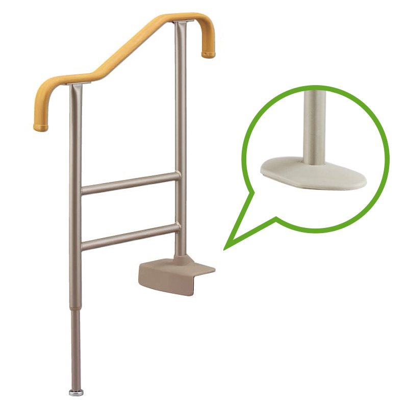 安寿 上がりかまち用手すり  ライトブラウン KM-650F