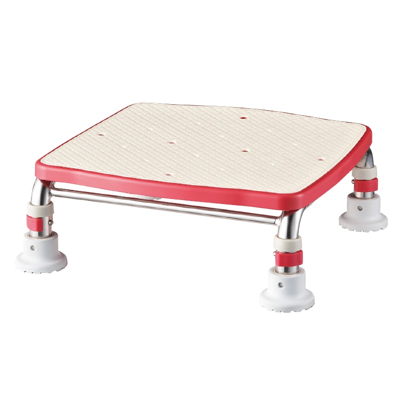 安寿 ステンレス製浴槽台R  レッド ジャスト12-15