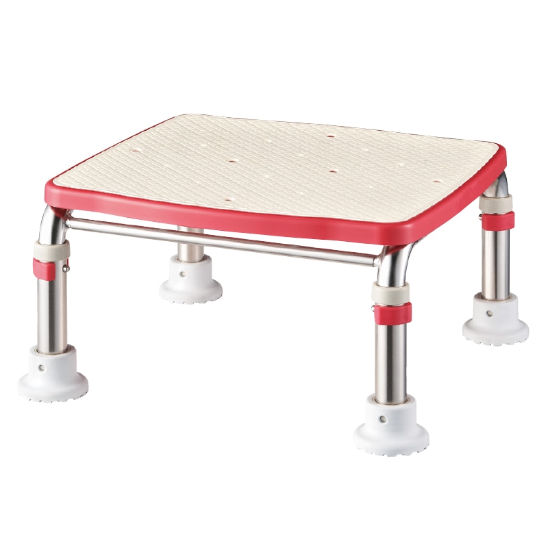 安寿 ステンレス製浴槽台R  レッド ジャスト17.5-25