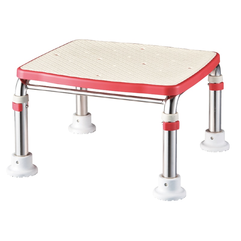 安寿 ステンレス製浴槽台R  レッド ジャスト20-30