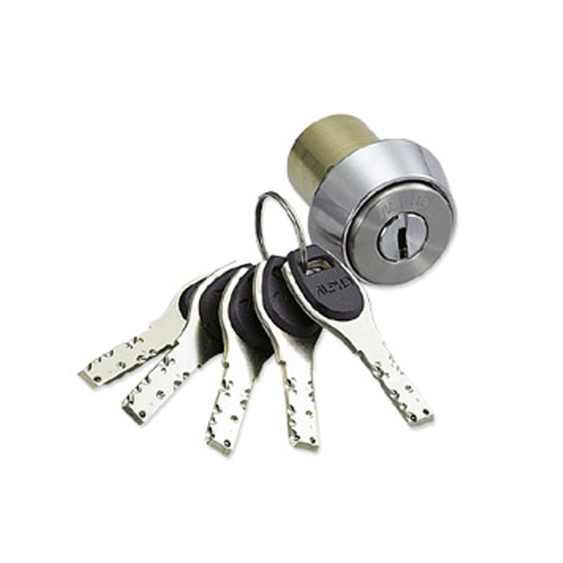 FBロック取替シリンダー 対応扉厚：33～42mm シルバー 対応機種刻印：BH/LD/SP