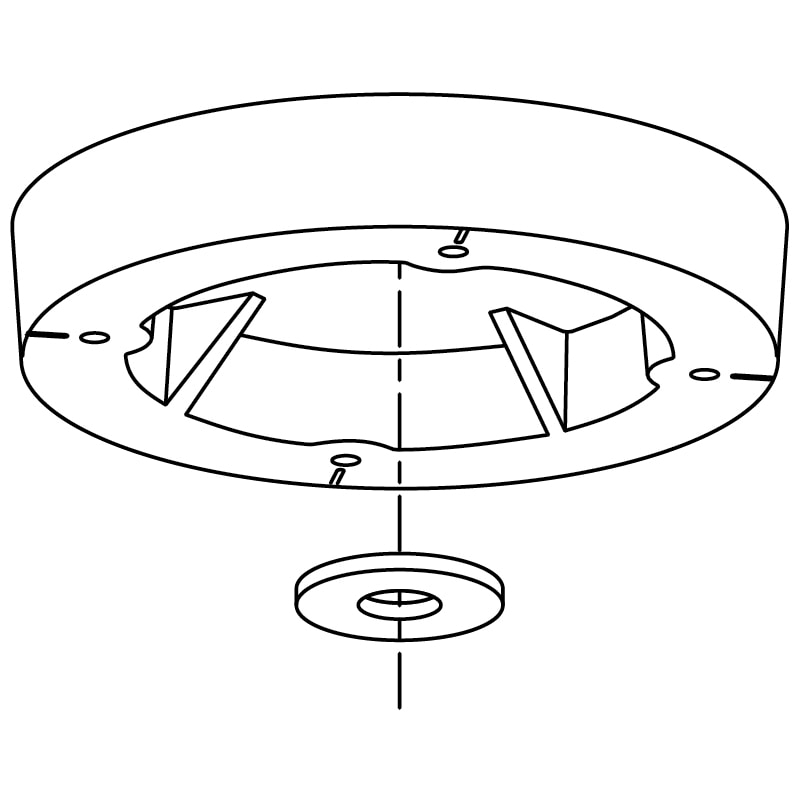 ホスクリーン取付パーツ ライトブロンズ