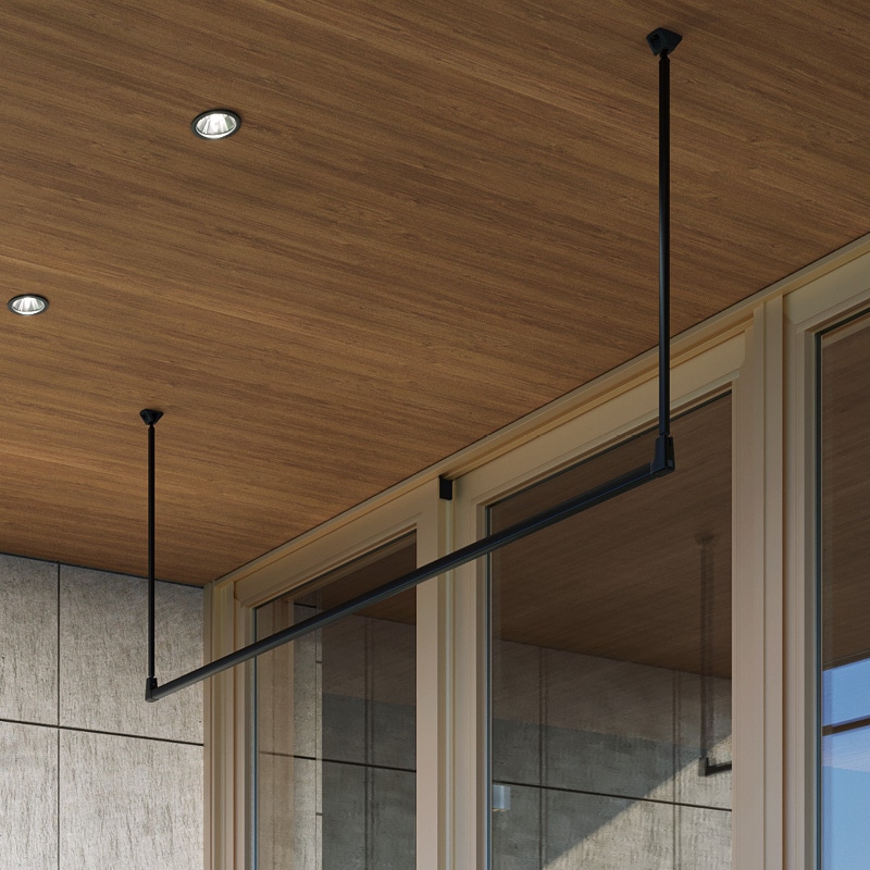 ホスクリーンSPU型 高さ850ｍｍ ブラック