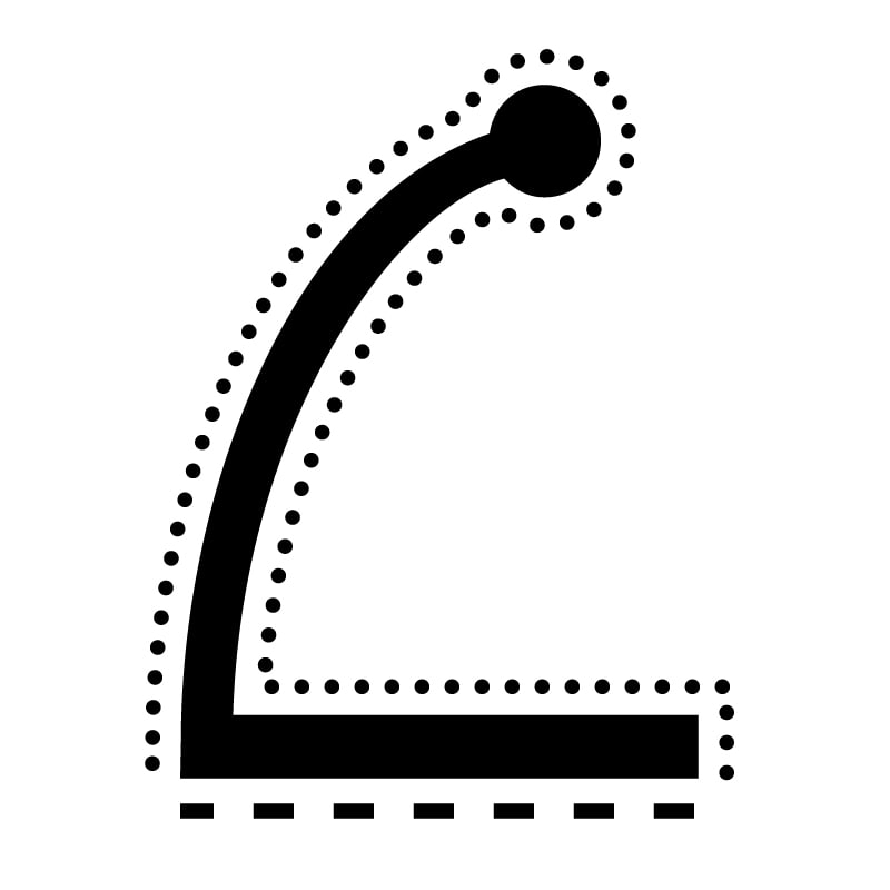 スライド加工ピンチブロック 2ｍ 黒 #7-PS