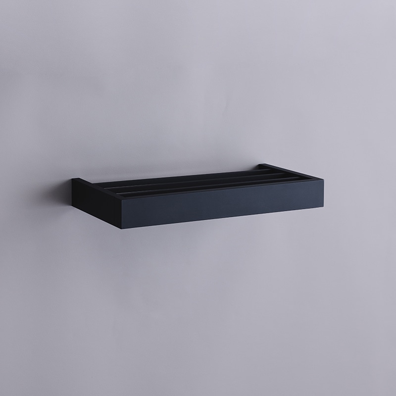 ALHIDE タオルシェルフ ブラック