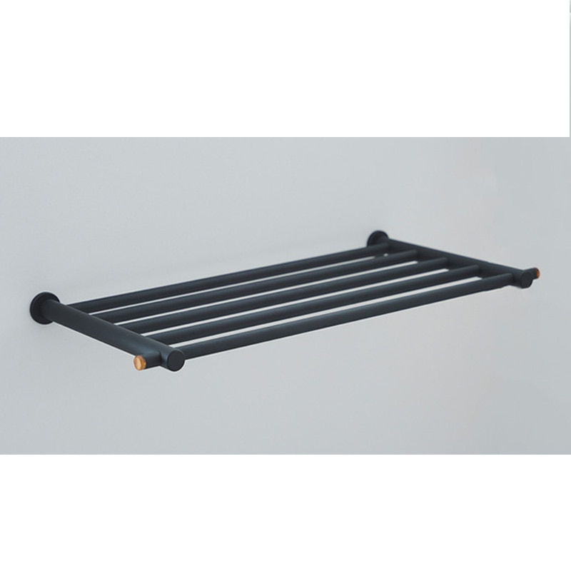 ALCOLOLO タオルシェルフ ブラック