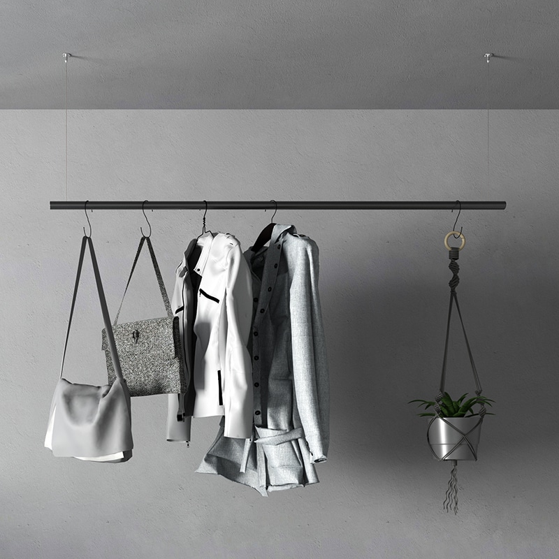 ALCOLOLO ハンガーバー　W1400 ブラック