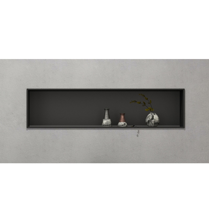 ニッチ収納　W1800 シルバー