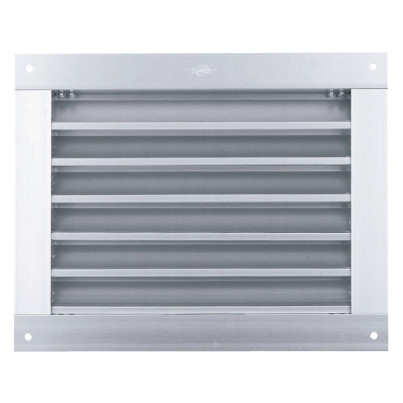 アルミ角型ガラリ 標準 水切無 150×300mm アルマイトシルバー