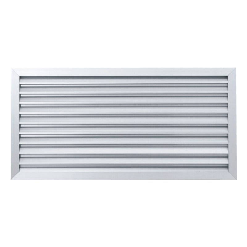 扉用ガラリ 300×500mm アルマイトシルバー