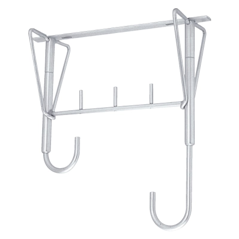 バルコニー物干金物アルミ固定型  ホワイトクリーム 全長530㎜