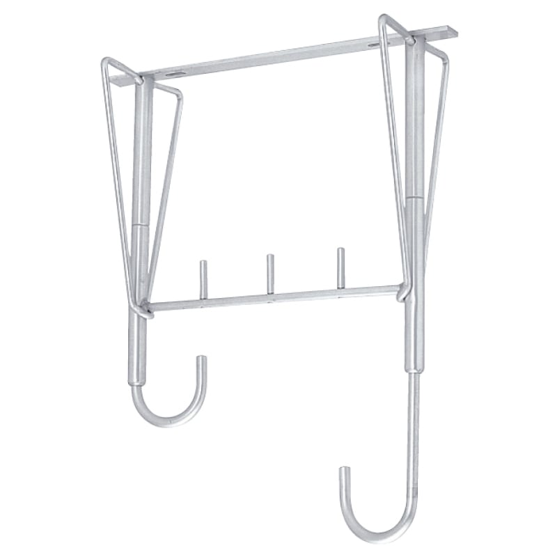 バルコニー物干金物アルミ固定型  ホワイトクリーム 全長640㎜