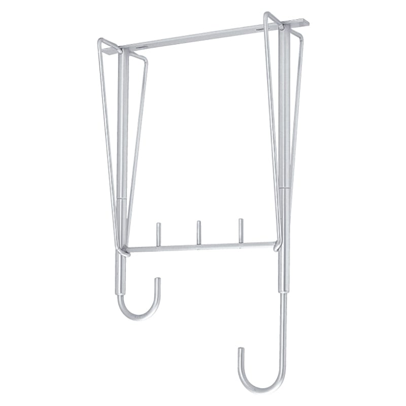 バルコニー物干金物アルミ固定型  ホワイトクリーム 全長780㎜