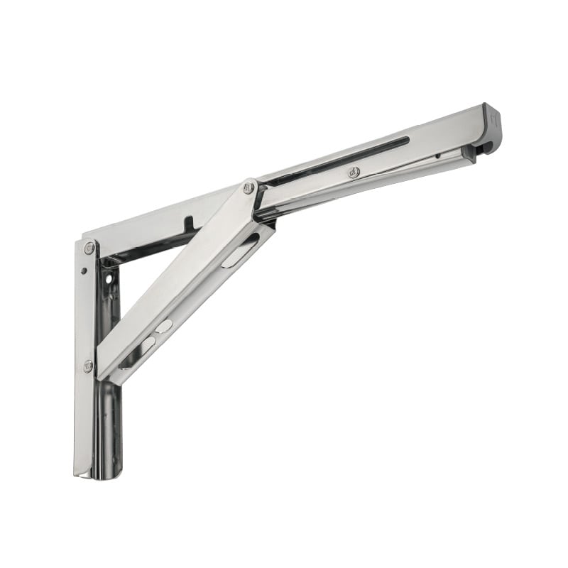 ステンレス鋼製折りたたみ棚受 EBN型 電解研磨