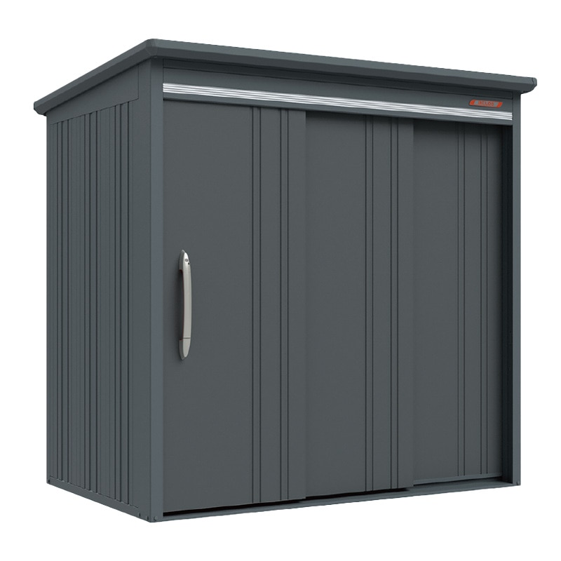 BELOS 物置 B-1710 背面棚タイプ 一般型 ブルイッシュグレー