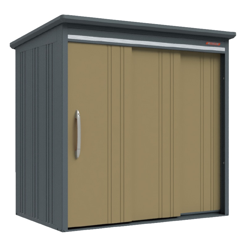 BELOS 物置 B-1710 背面棚タイプ 一般型 ナッツカーキ