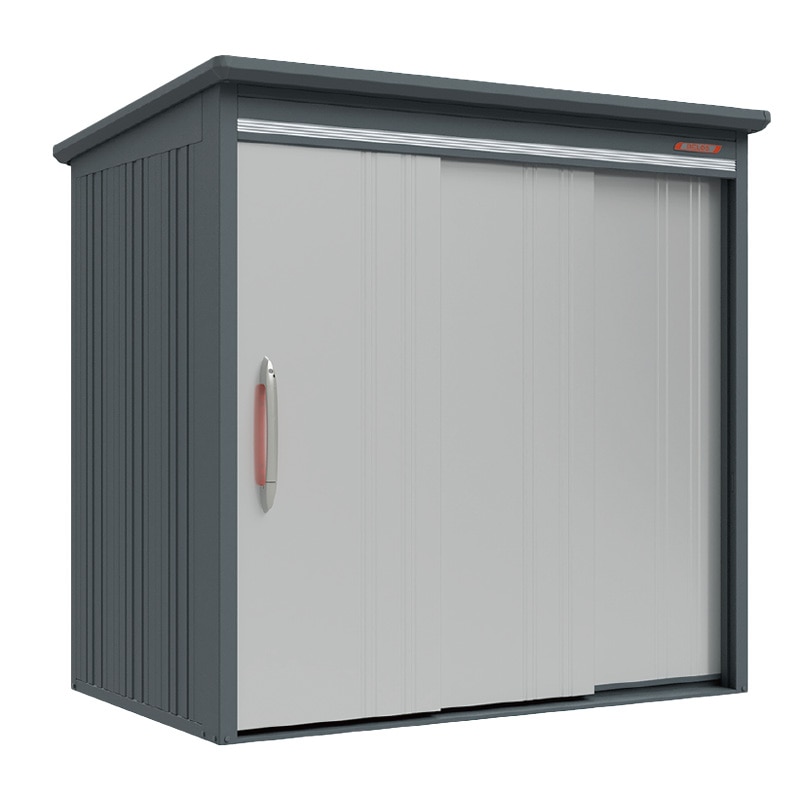 BELOS 物置 B-2114 背面棚タイプ 一般型 ルミナスシルバー