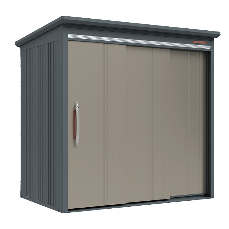 BELOS 物置 B-2114 背面棚タイプ 一般型 アンバーゴールド