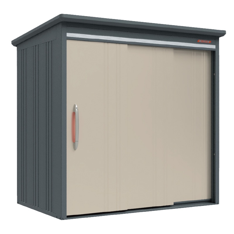 BELOS 物置 B-2114 背面棚タイプ 豪雪型 コットンパール