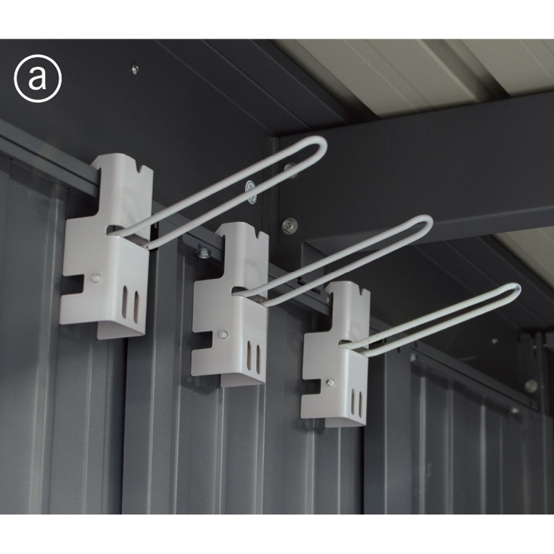 タクボ物置オプション 引掛けフック（3本入り）