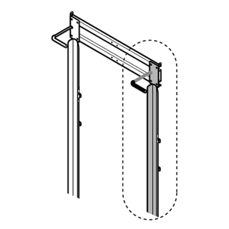 タクボ物置オプション 自転車収納ラック 2台収納用追加部品