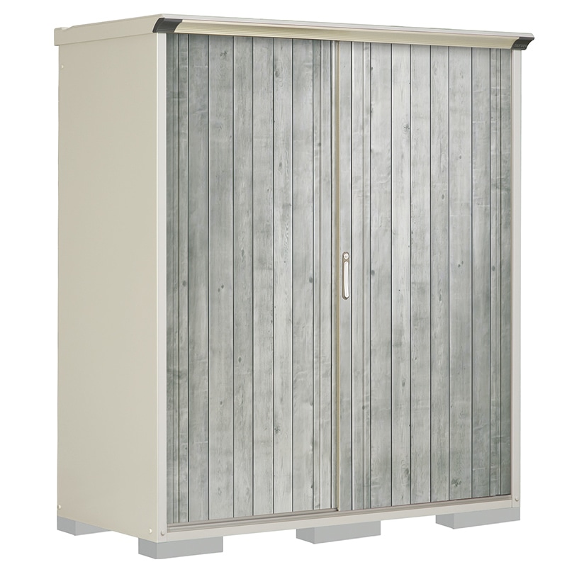 タクボ物置 ペインタ P-177ATE4 たて置きタイプ 本体：ムーンホワイト 扉：WTグレー