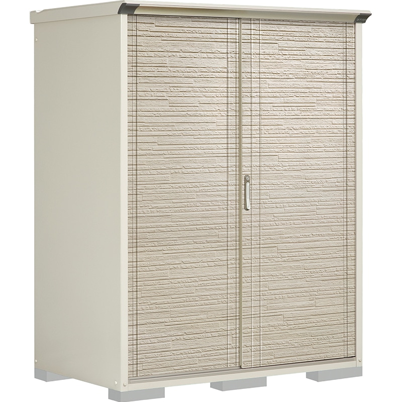 タクボ物置 ペインタ P-159AFE2 全面棚タイプ 本体：ムーンホワイト 扉：SDセラミック