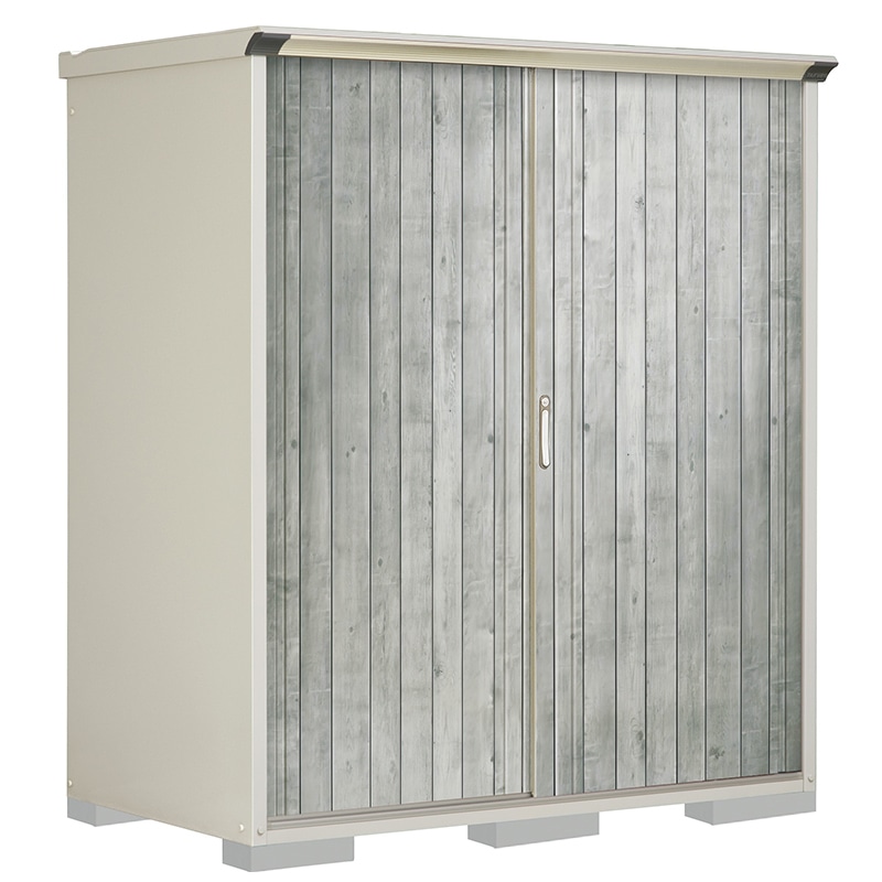 タクボ物置 ペインタ P-179ATE4 たて置きタイプ 本体：ムーンホワイト 扉：WTグレー