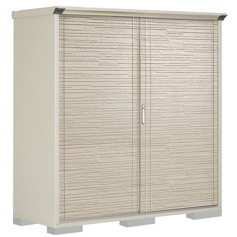 タクボ物置 ペインタ P-197AFE2 全面棚タイプ 本体：ムーンホワイト 扉：SDセラミック