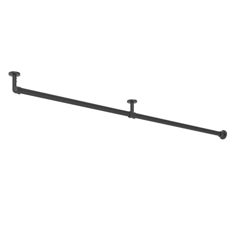 ハンギングバー H-3 天井付Lタイプ W1780×H60 ブラック