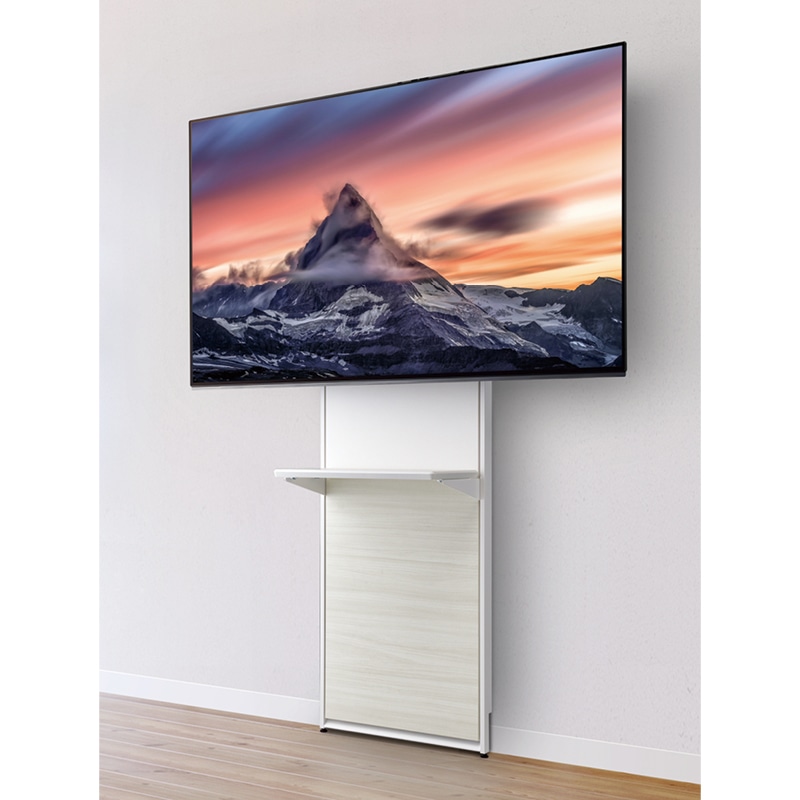 壁面スタンド ブラック 対応TVサイズ～65v 40kg以下