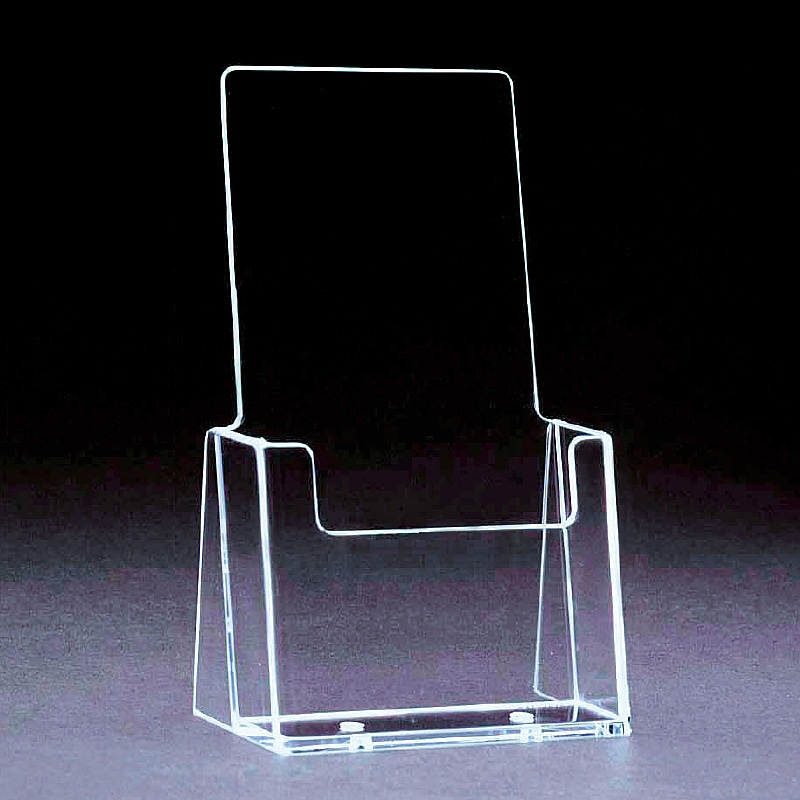 カタログスタンド 卓上型 A4 三つ折り 縦置き