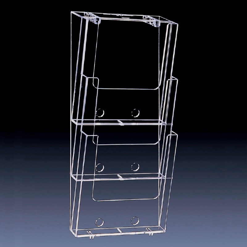 カタログスタンド 壁掛型 A4 3段
